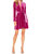 Kiera Velvet Dress - Hot Pink
