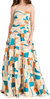 Lark Maxi Dress - Amalfi Blue/Apricot Multi
