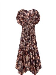 Lucia Dress In Chocolate