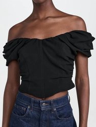 Nora Crop Top - Black