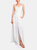 Selita Linen Maxi Dress - White
