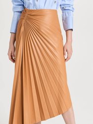 Tracy Skirt In Biscuit - Biscuit