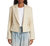 Women River Jacket Barely Linen Double-Breasted Blazer - Beige