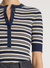 Women's Fischer Top In Navy & White