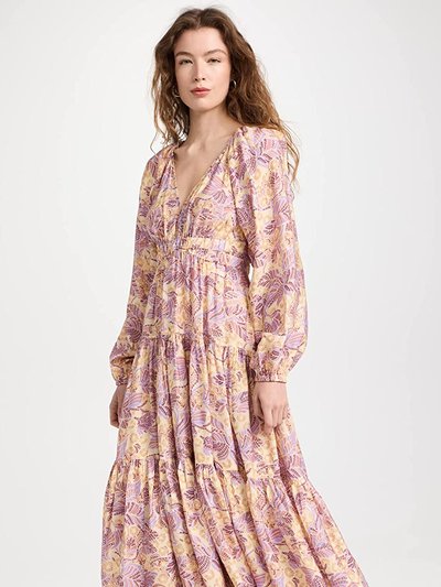 ALC Women's Iman Dress, Canary/Iris Multi Floral Maxi Dress product