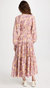 Women's Iman Dress, Canary/Iris Multi Floral Maxi Dress