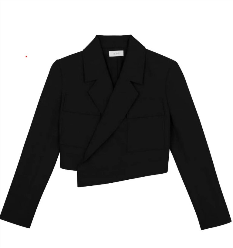 Women's Solid Reeve Cropped Blazer