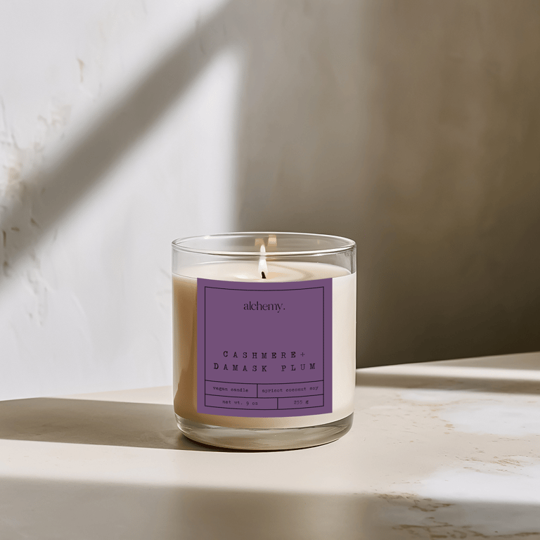 Cashmere + Damask Plum Candle