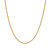 Clotho. Thin Rope Necklace - Gold