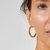 Orion. Pave Hoop Earrings