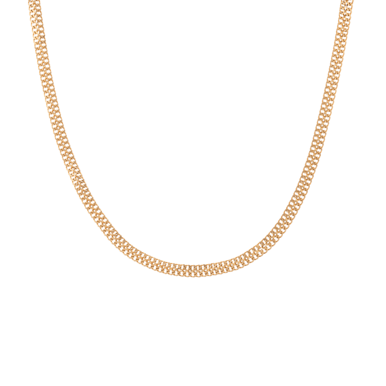 Pisces. Thick Statement Necklace - Gold