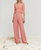 Coral Flowy Pant In Coral - Coral