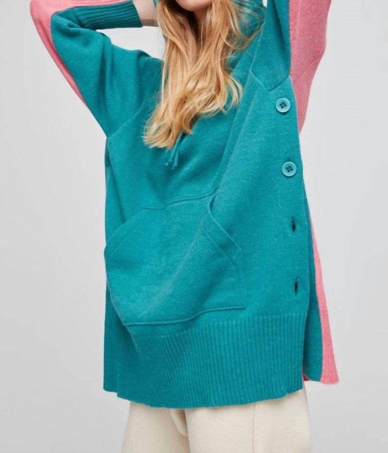 Felis Pullover In Pink; Green - Pink; Green