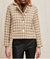 Houndstooth Jacket In Ivory/gray - Ivory/Gray