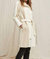 Ivory Twill Coat In Ivory