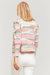 Silan Knit Blazer In Pink Multi