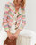 Silan Knit Blazer In Pink Multi - Pink Multi