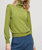 Turtleneck Sweater In Lime Green - Lime Green