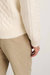 Fisherman Cable Turtleneck In Ivory