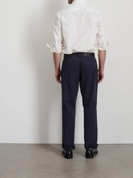 Men's Straight Leg Pants In Vintage Washed Chino In Dark Navy