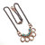 As Seen on Ashley Liao Copper Turquoise Wire Wrapped Necklace