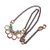 As Seen on Ashley Liao Copper Turquoise Wire Wrapped Necklace