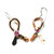 Copper Breast Cancer Awareness Ribbon Earrings