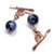 Copper Child Abuse Prevention Awareness Chain Cufflinks