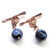 Copper Child Abuse Prevention Awareness Chain Cufflinks