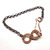 Copper Double Infinity Chain Bracelet For Him and Her - Copper