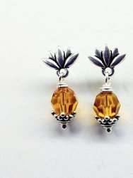 Crystal Pineapple Earrings