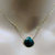 Emerald Pear Drop Necklace