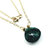 Emerald Pear Drop Necklace