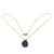 Emerald Pear Drop Necklace