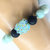 Glamorous Mint Green Amazonite Gemstone Crystal Lava Rock Bracelet