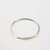 Hammered Sterling Silver Open Bangle