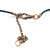 Handmade Copper and Silver Wire Cross Necklace for Him