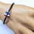 Him Or Her 4Th Of July Beaded Leather Bracelet - Multi