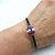 Him Or Her 4Th Of July Beaded Leather Bracelet