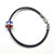 Him Or Her 4Th Of July Beaded Leather Bracelet