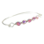 Large Swarovski Crystal Bar Bangle Bracelet
