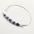 Large Swarovski Crystal Bar Bangle Bracelet