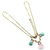 Light Pink and Mint Chalcedony 14 Kt Gold Filled Necklace - Multi