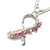 Limited Edition 2021 Pink Crystal Ribbon Necklace - Multi