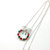 Limited Edition Red And Green Crystal Wreath Necklace