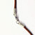 Silver Wrapped Light Amethyst Gemstone Point Leather Necklace