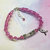 Sparkly Pink Breast Cancer Awareness Bracelet