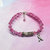 Sparkly Pink Breast Cancer Awareness Bracelet