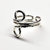 Sterling Silver Adjustable Wire Wrap Finger Toe Ring