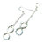 Sterling Silver Hammer Patterned Infinity Earrings